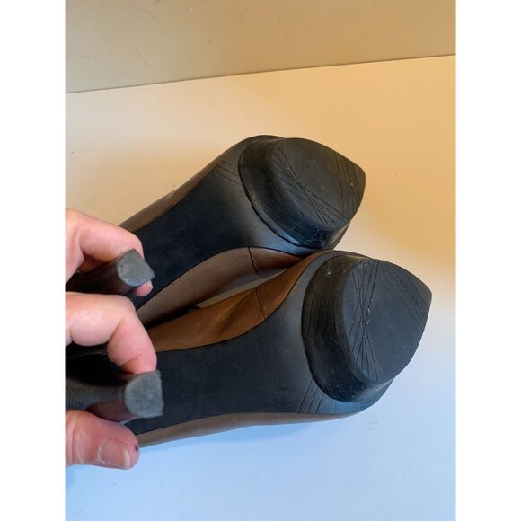 DKNYC Womens Leather Platform Ankle Boot Pump Shoe - Picture 9 of 11